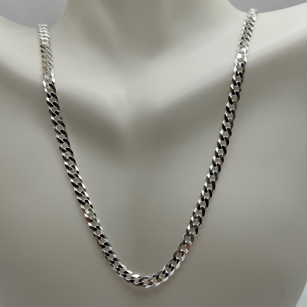 22" Miami Cuban Curb Chain - 925 Italy - Ladies/Men/Unisex